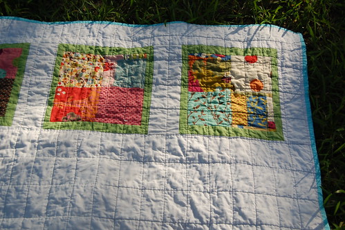 Wonderland Windowpane Baby Quilt