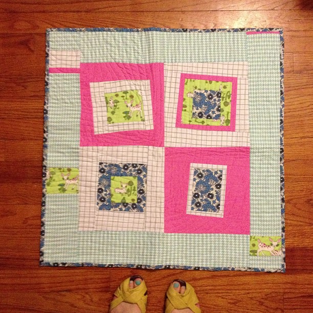 A perk of deep cleaning: finding things you forgot making #quilting #vintagemodernquilts
