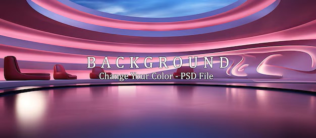 Empty studio gradient background display product 271628 2302